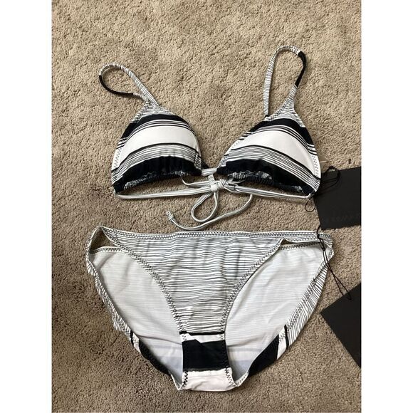 New. Norma Kamali striped bikini. Retails $240. Medium - Picture 8 of 9